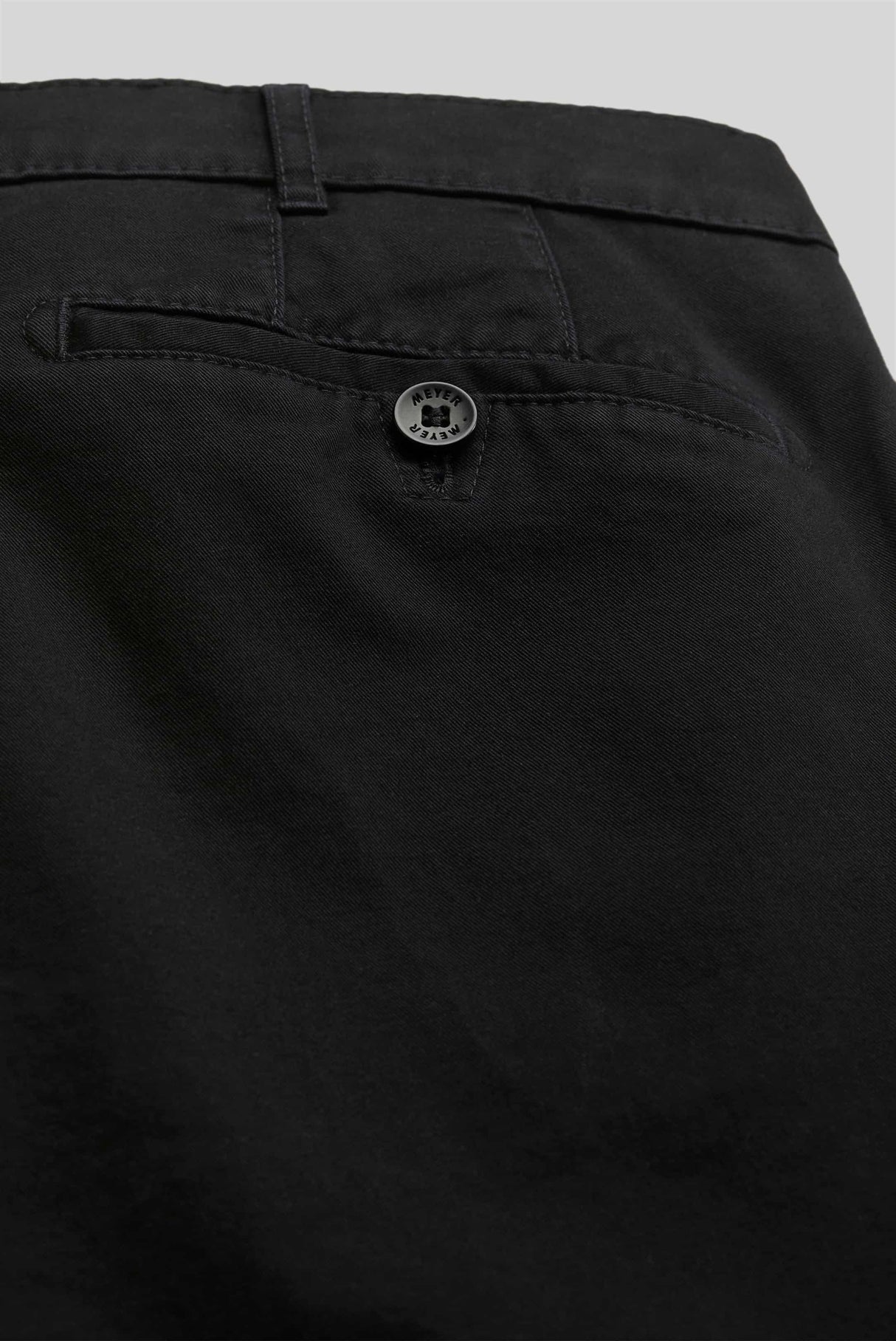 MEYER Roma Trousers - 316 Luxury Cotton Chinos - Black Meyer