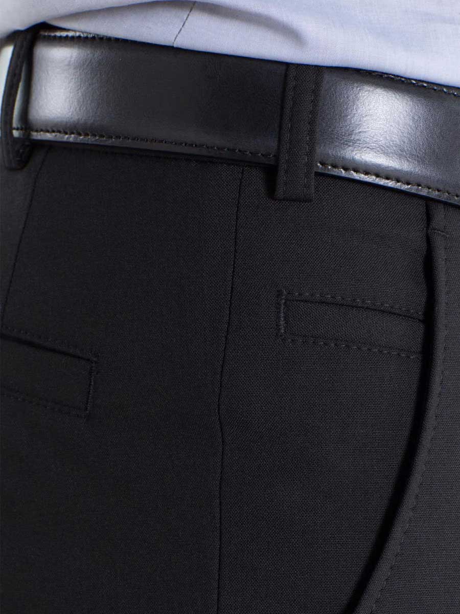 50% OFF - MEYER Roma Trousers - 344 Tropical Wool-Mix - Black - Size: 30 REG Meyer