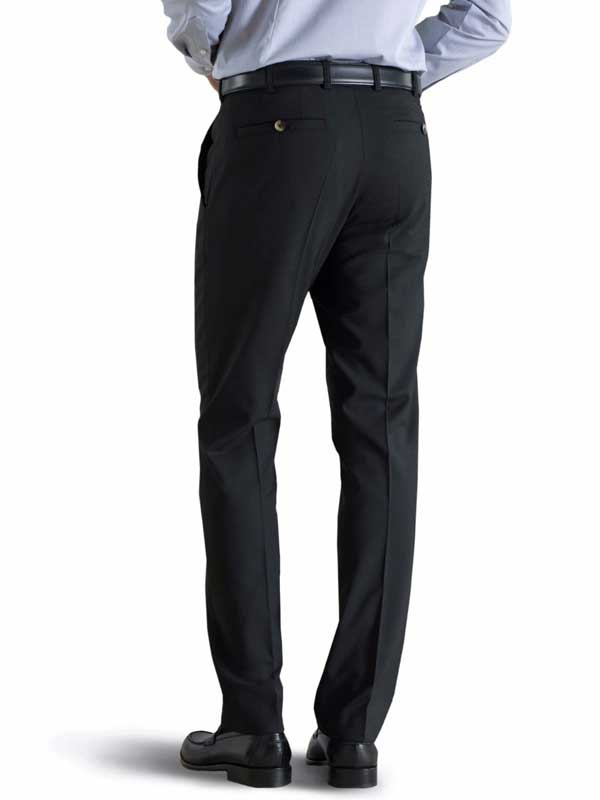 Meyer Tropical Wool-Mix Trousers - Roma 344 - Black