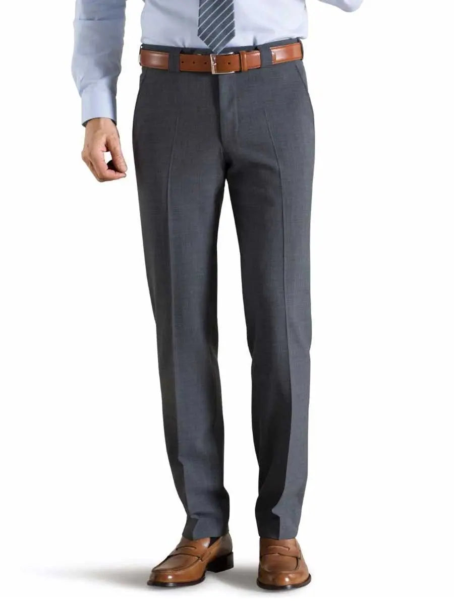 Meyer Roma 344 Trousers - Tropical Wool-Mix - Mid-Grey