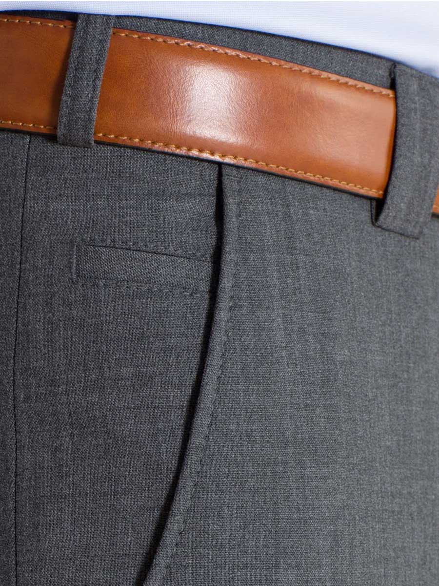 30% OFF - MEYER Roma Trousers - 344 Tropical Wool-Mix - Mid Grey - Size: 44 SHORT Meyer