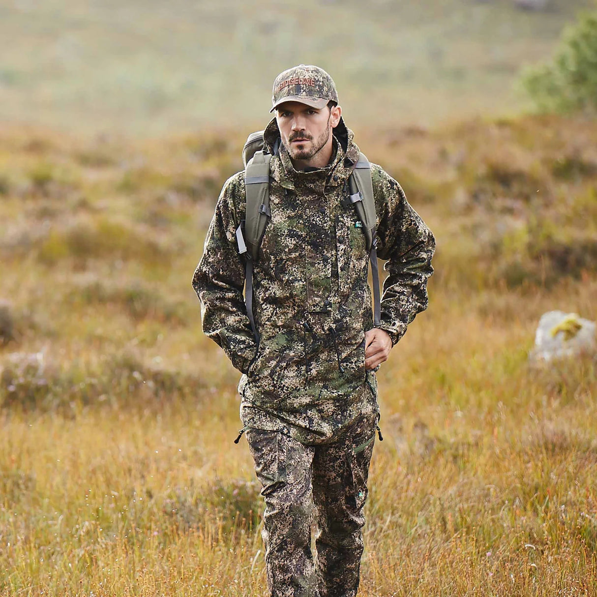 RIDGELINE Mens Monsoon Classic Smock - Dirt Camo Ridgeline