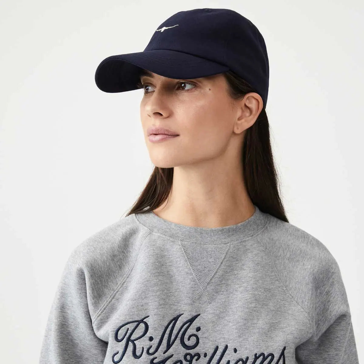 RM WILLIAMS Cap - Longhorn Steers Head Mini Logo - Navy