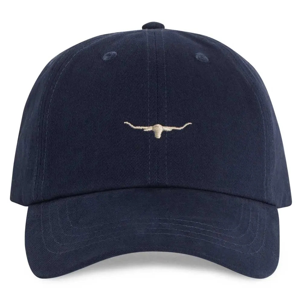 RM WILLIAMS Cap - Longhorn Steers Head Mini Logo - Navy