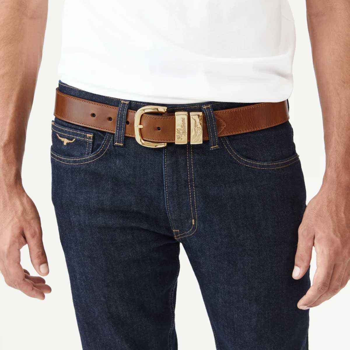 RM WILLIAMS Drover 1.5" *Limited Edition* - Mens " - Caramel