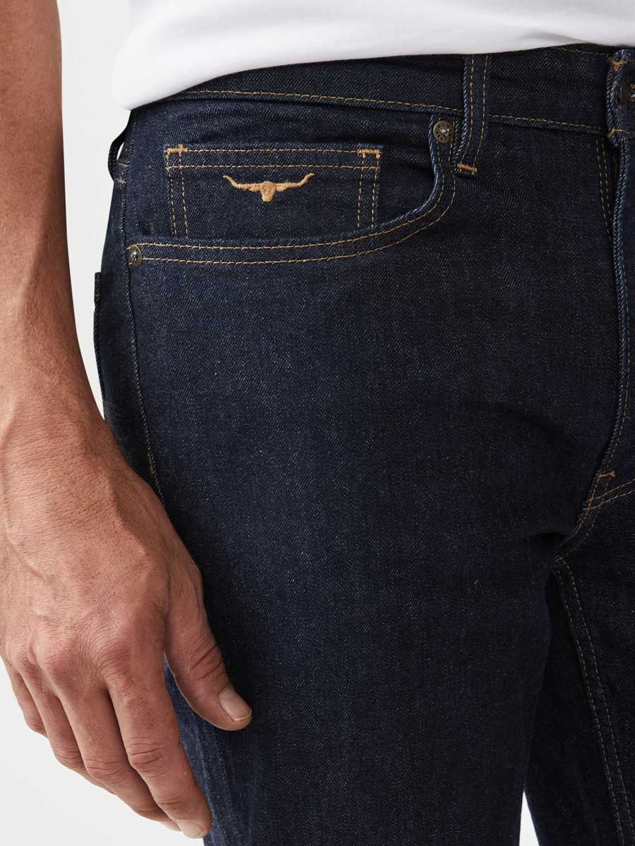 RM WILLIAMS Ramco Denim Jeans - Mens - Indigo Rinse Wash
