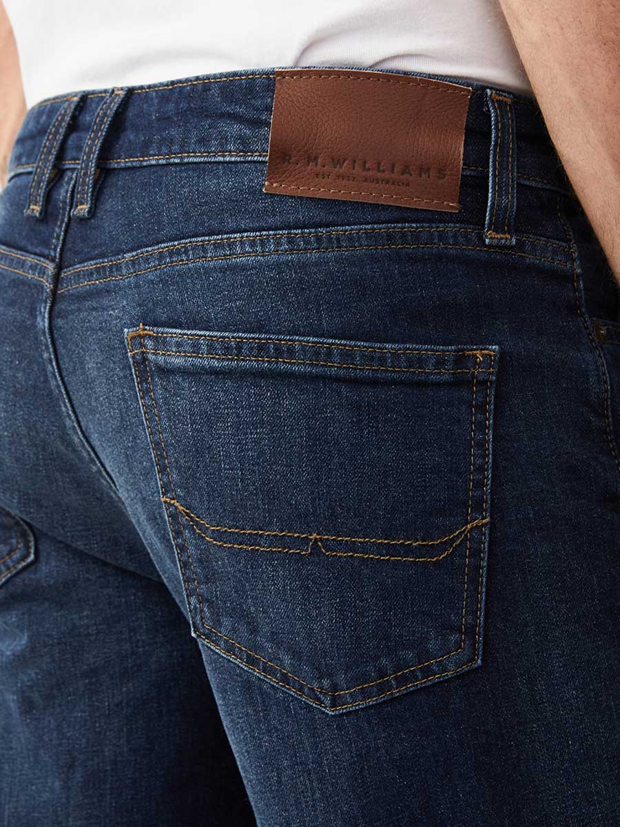 RM WILLIAMS Ramco Denim Jeans - Mens - Medium Wash RM Williams