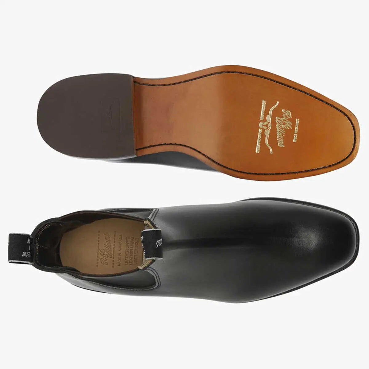 RM WILLIAMS Boots - Men's Classic Craftsman - Black