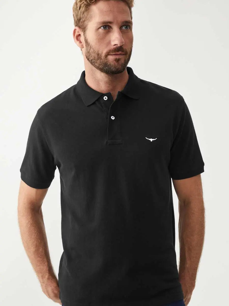 RM WILLIAMS Rod Polo Shirt - Men's - Black RM Williams
