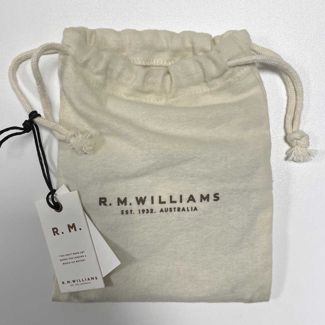 RM WILLIAMS Tri Fold Wallet - Mens Yearling Leather - Black RM Williams