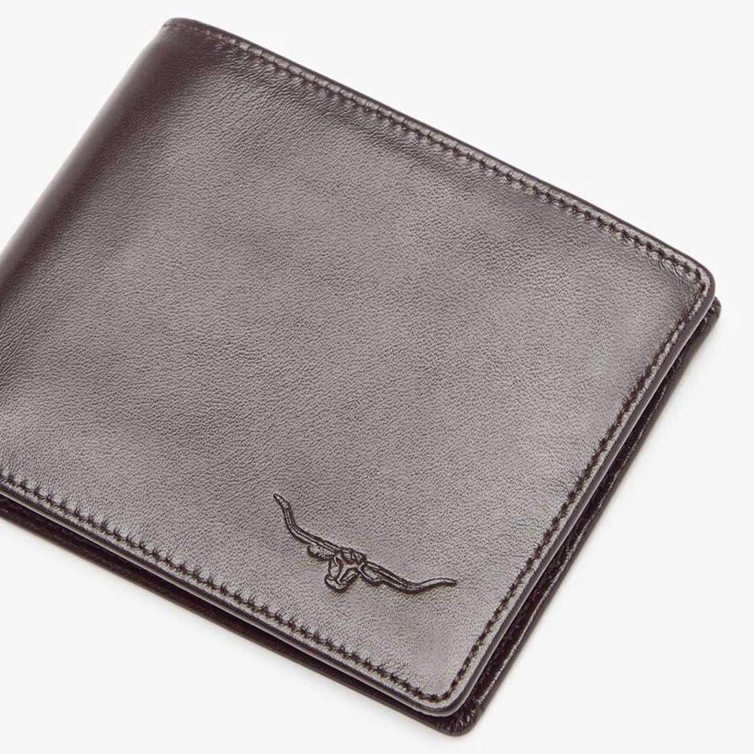 RM WILLIAMS Tri Fold Wallet - Mens Yearling Leather - Chestnut RM Williams