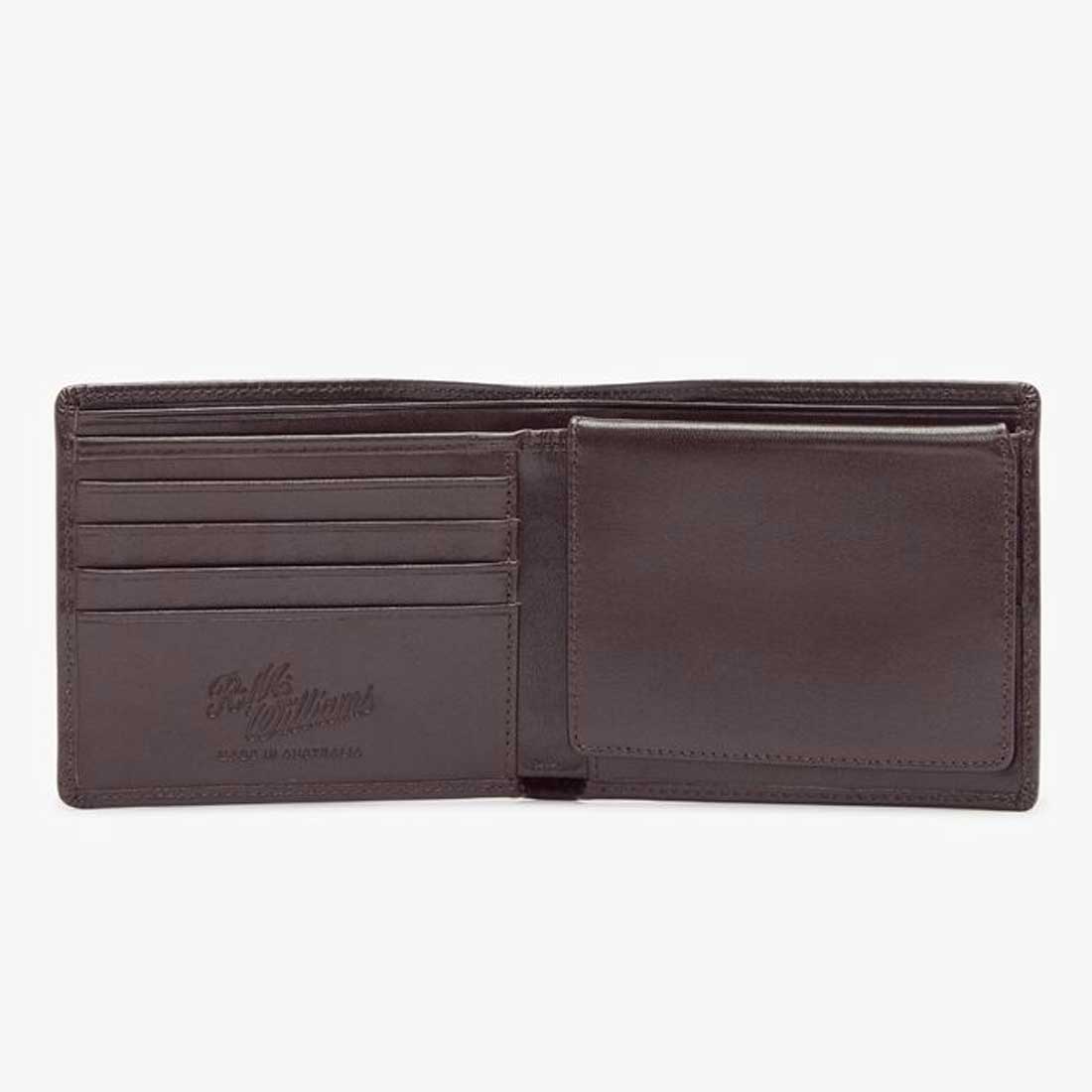 RM WILLIAMS Tri Fold Wallet - Mens Yearling Leather - Chestnut RM Williams
