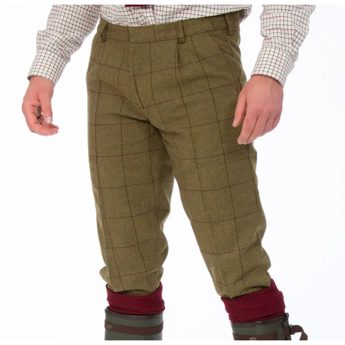 ALAN PAINE Rutland Mens Shooting Breeks - Lichen Alan Paine