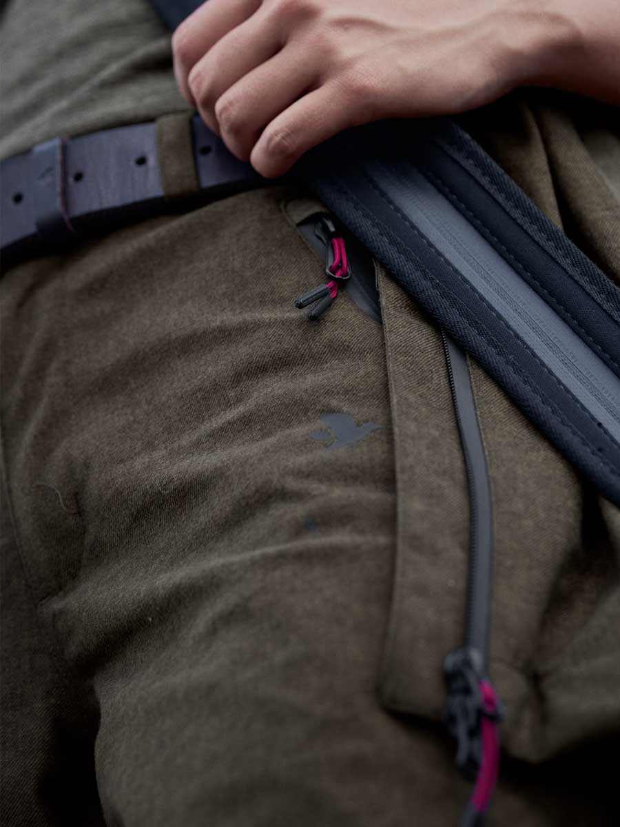 SEELAND Avail Trousers - Ladies - Pine Green Melange