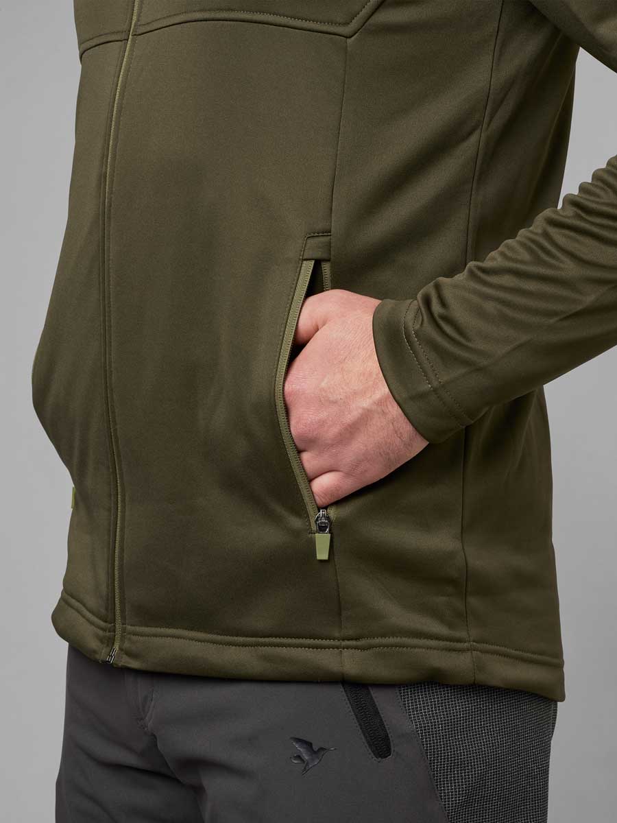 SEELAND Elliot Fleece - Mens - Pine Green