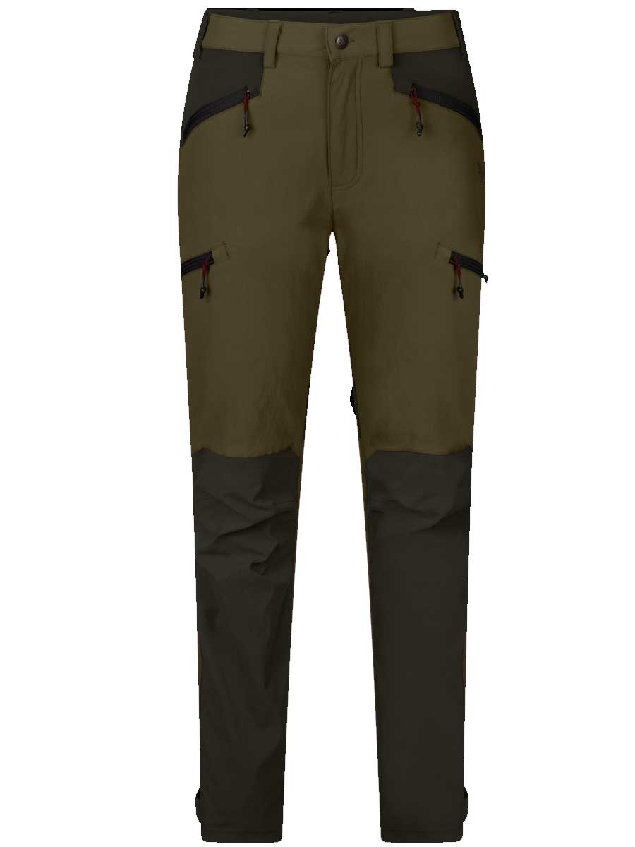 SEELAND Larch Stretch Trousers - Ladies - Grizzly Brown / Duffel Green