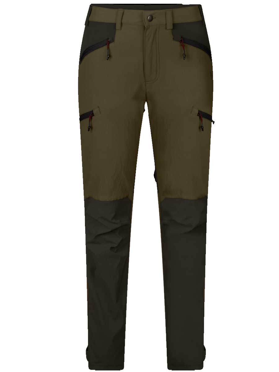 SEELAND Larch Stretch Trousers - Ladies - Grizzly Brown / Duffel Green Seeland