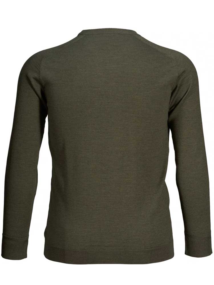 SEELAND Woodcock Pullover - Mens Crew Neck - Classic Green
