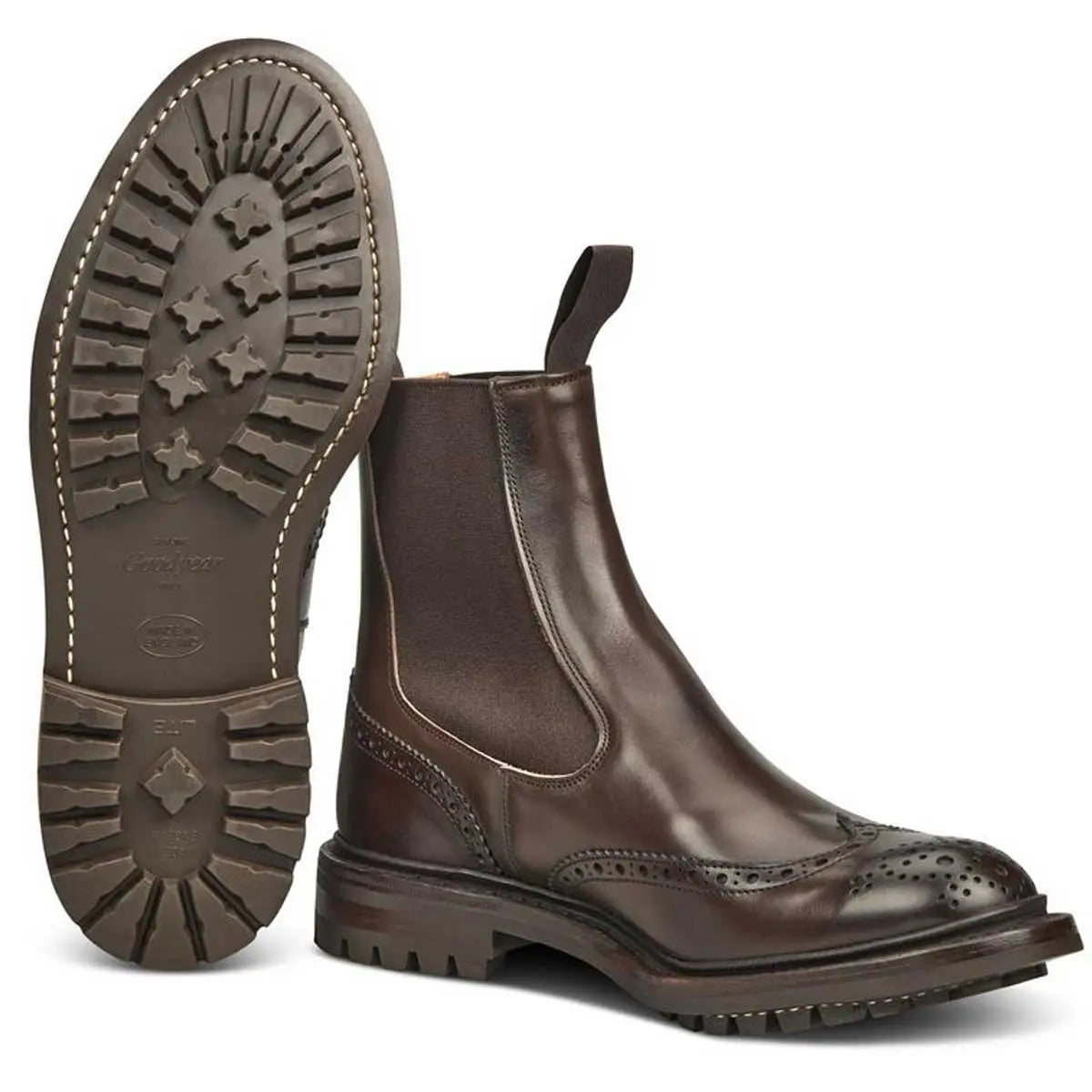 TRICKER'S Boots - Mens Henry Commando Sole - Espresso