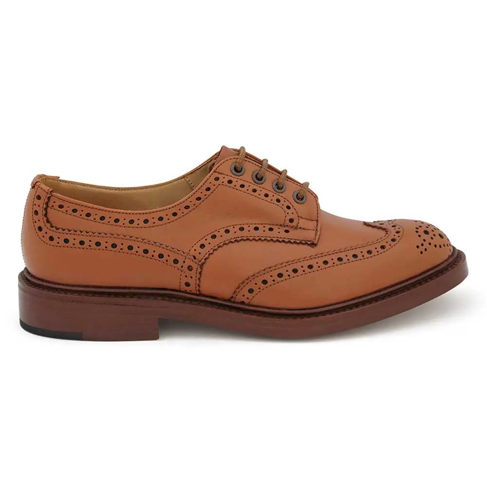 Tricker's Bourton Brogues - Dainite Sole C Shade Tan