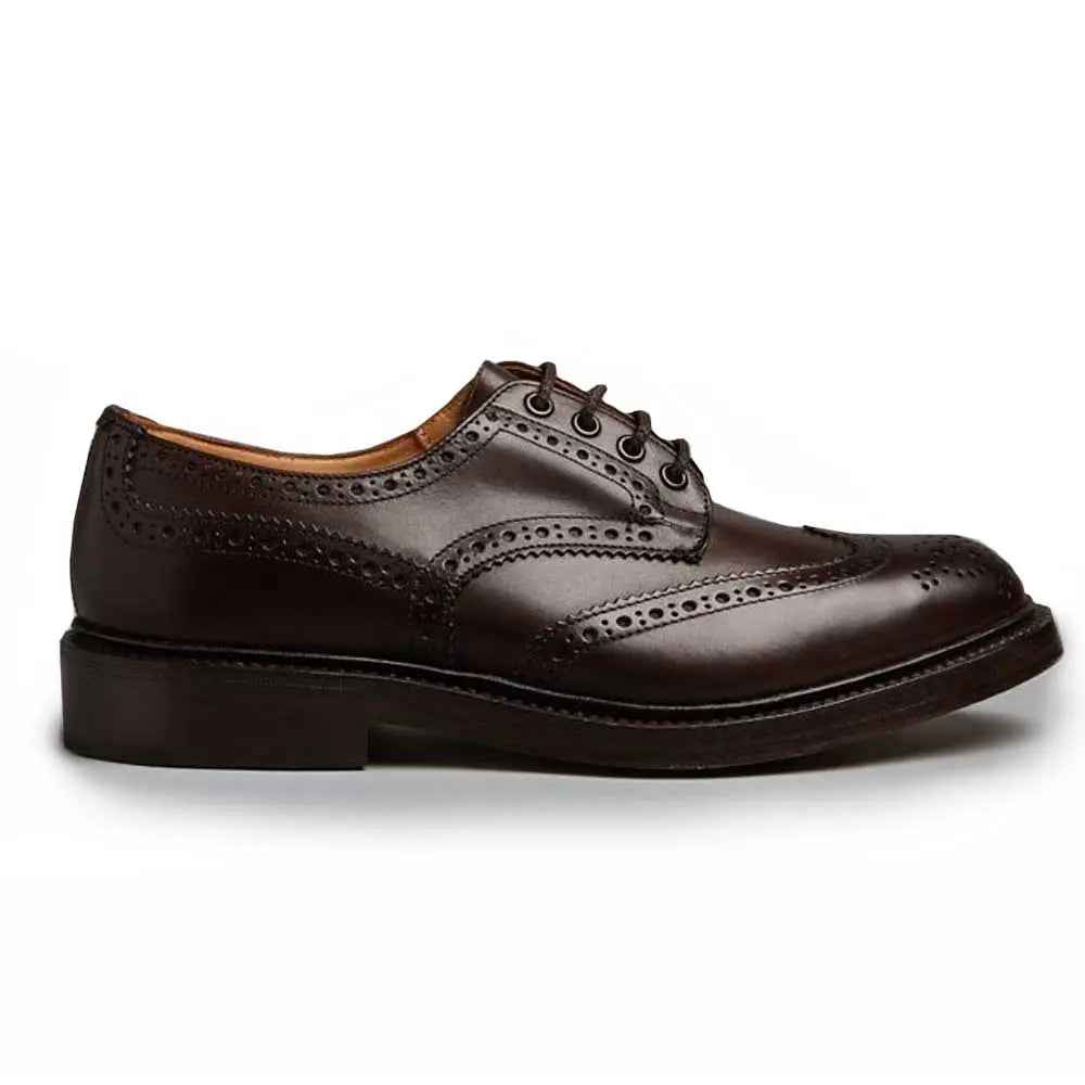 Tricker's Bourton Brogues - Dainite Sole - Espresso Burnished