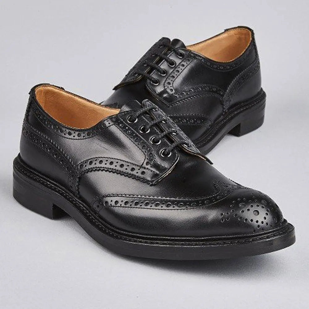 Tricker's Bourton Country Brogues - Black Calf