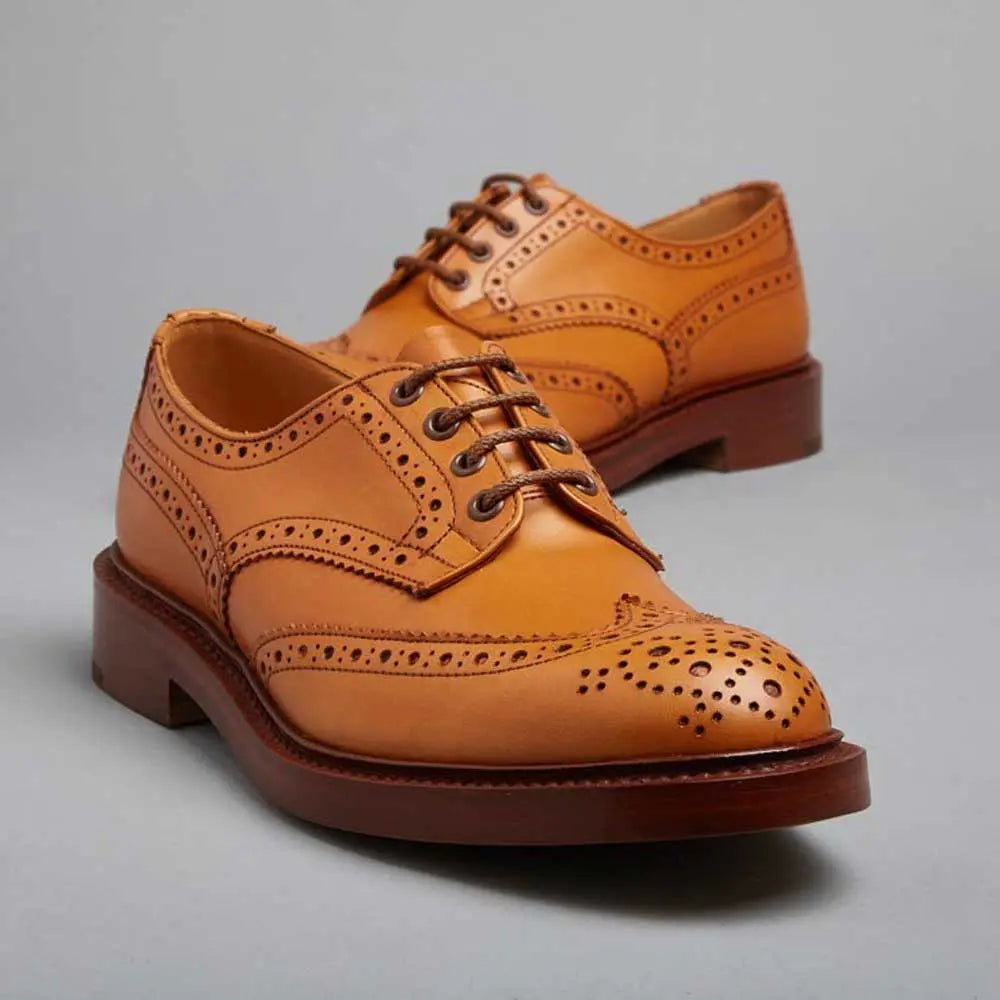 Tricker's Bourton Country Brogues - Leather Sole