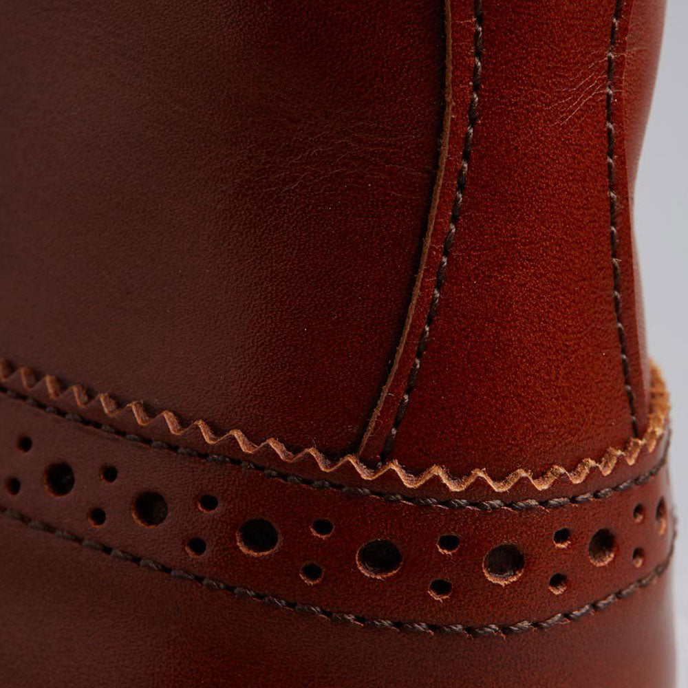 TRICKER'S Bourton Shoes - Mens Dainite or Leather Sole - Marron Antique Tricker's