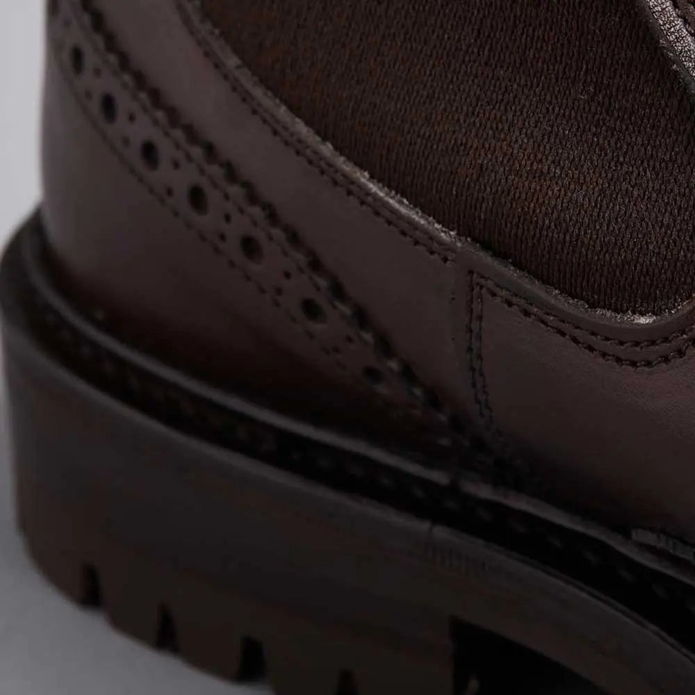 TRICKER'S Henry Boots - Mens Commando Sole - Espresso Tricker's