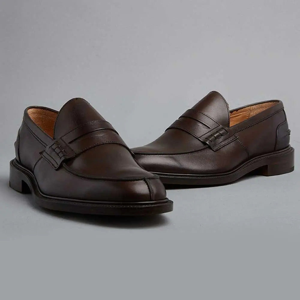 Tricker's James Penny Loafers - Espresso Burnished