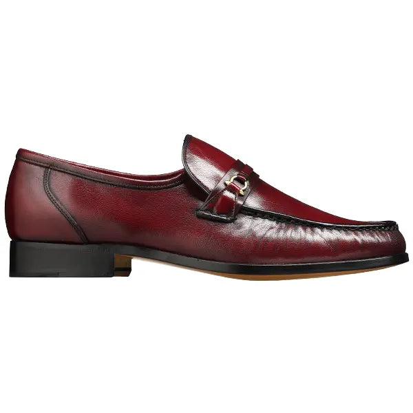40% OFF BARKER Wade Shoes - Mens Moccasins - Burgundy Kid UK 6 Barker Shoes