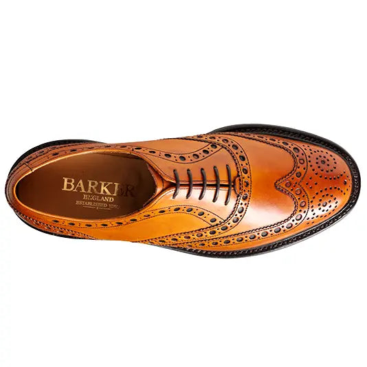 BARKER Westfield Shoes - Mens Country Brogues - Cedar Calf Barker Shoes