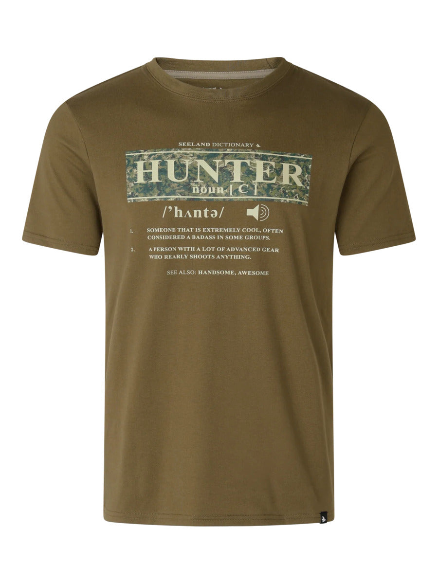 SEELAND Dictionary T-Shirt - Mens - Military Olive