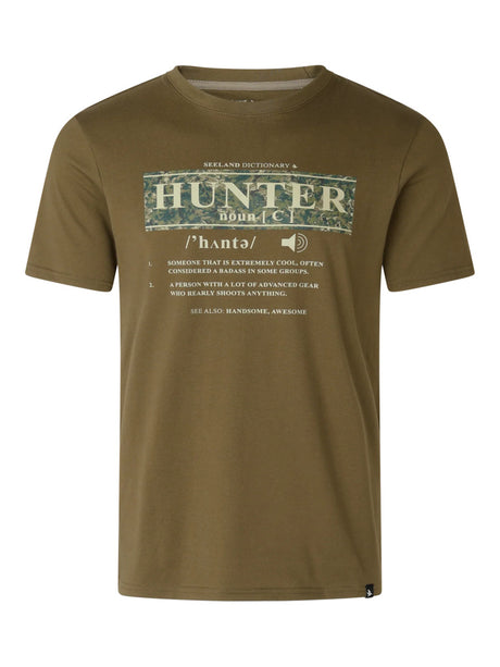 SEELAND Dictionary T-Shirt - Mens - Military Olive