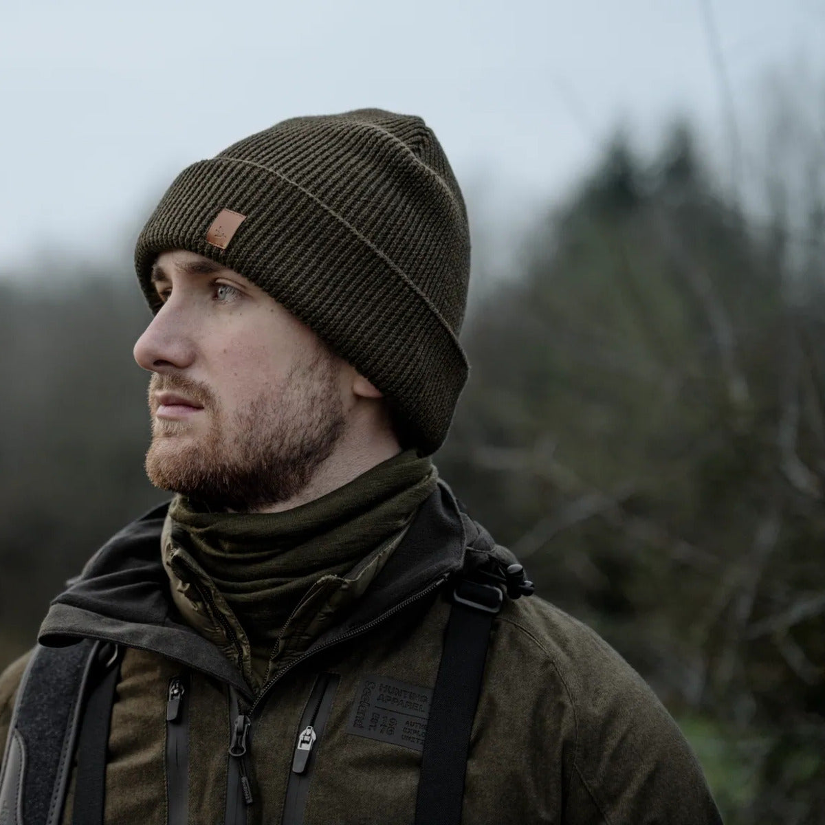 SEELAND Haze Membrane Beanie - Grizzly Brown