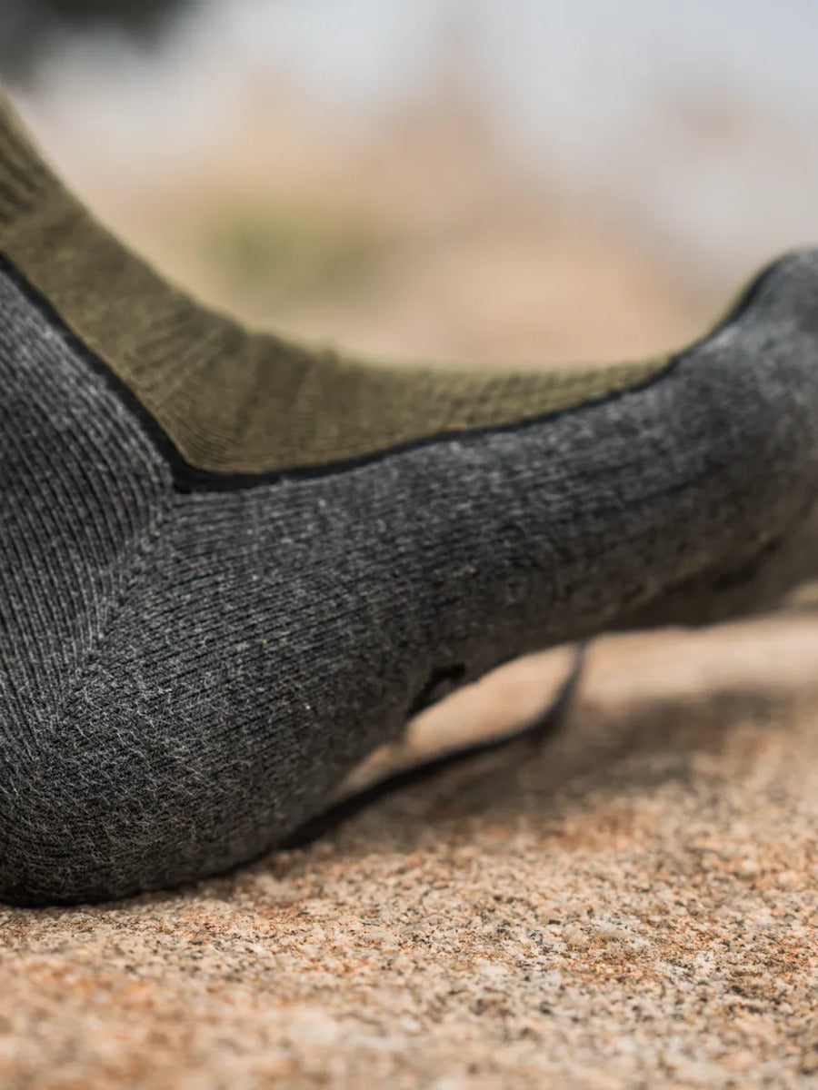 SEELAND Field Socks 3-Pack - Pine Green / Dark Grey