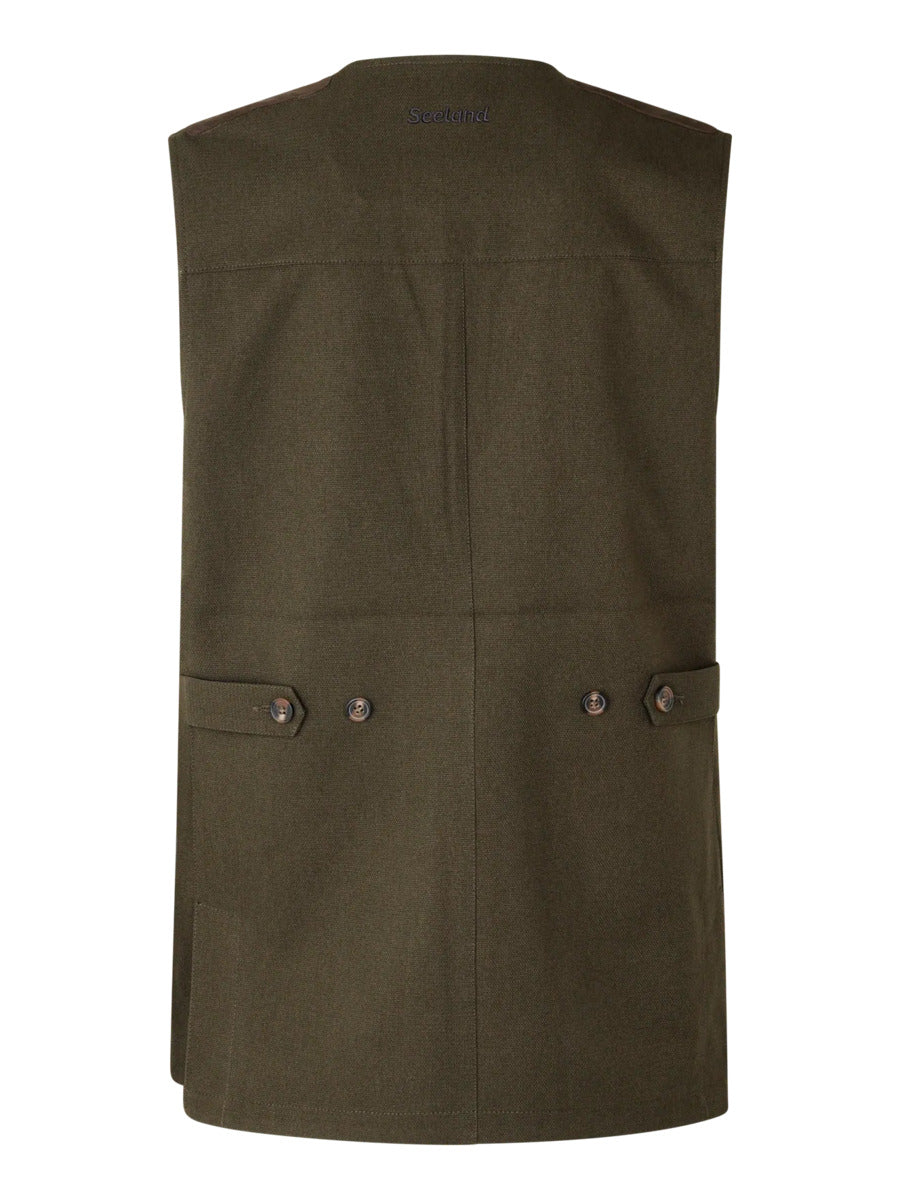 SEELAND Woodcock Royale Waistcoat - Mens - Shaded Olive