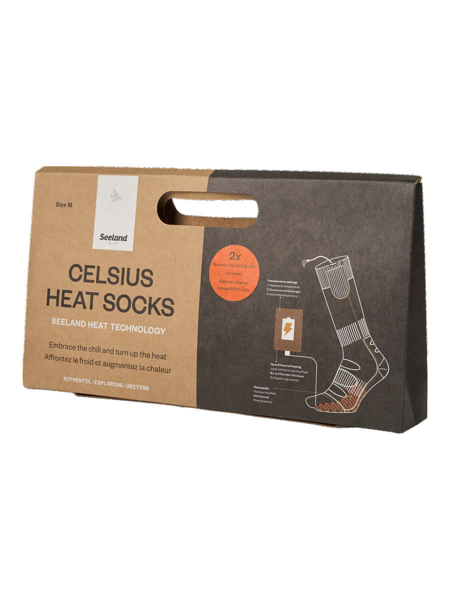 SEELAND Celsius Heat Socks - Pine Green Melange
