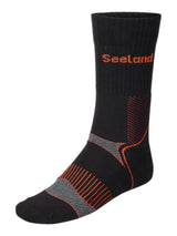 SEELAND Field Coolmax Socks 2-Pack - Black / Dark Grey