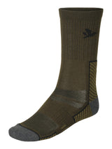 SEELAND Field Merino Socks 2-Pack - Pine Green / Military Olive