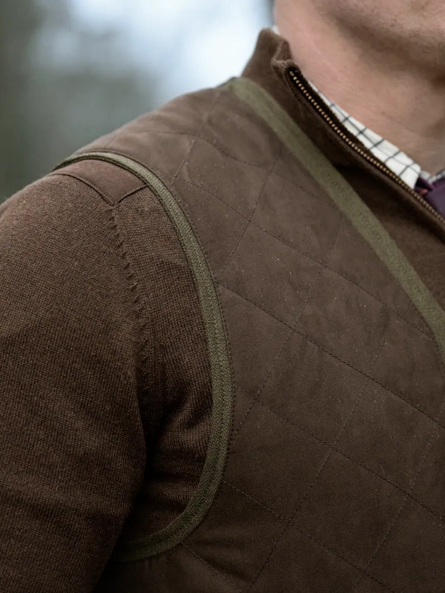 SEELAND Woodcock Royale Waistcoat - Mens - Shaded Olive