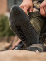 SEELAND Field Socks 3-Pack - Pine Green / Dark Grey