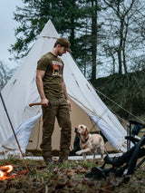 SEELAND Highseat Sunset T-Shirt - Mens - Light Pine