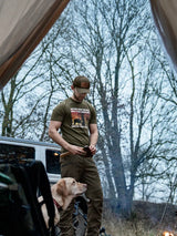 SEELAND Highseat Sunset T-Shirt - Mens - Light Pine