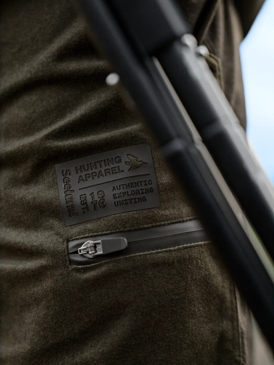 SEELAND Quest Trousers - Mens - Pine Green Melange