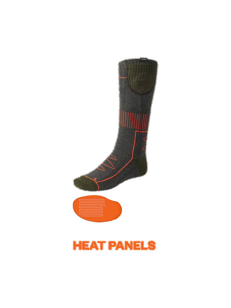 SEELAND Celsius Heat Socks - Pine Green Melange