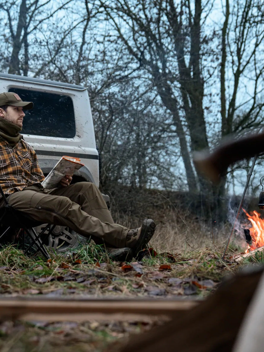 SEELAND Spruce Membrane Trousers - Mens - Pine Green / Grizzly Brown