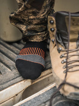 SEELAND Field Coolmax Socks 2-Pack - Black / Dark Grey