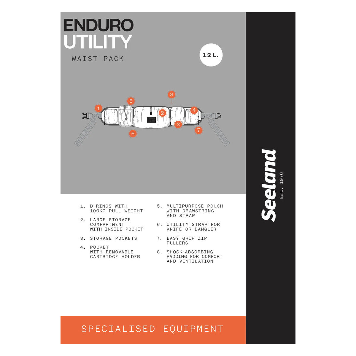 SEELAND Enduro Utility Waist Pack - Pine Green