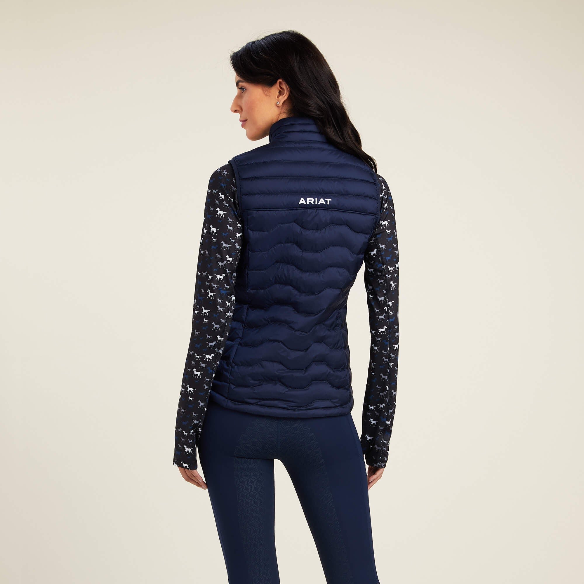 ARIAT Ideal Down Gilet - Womens - Navy Eclipse Ariat